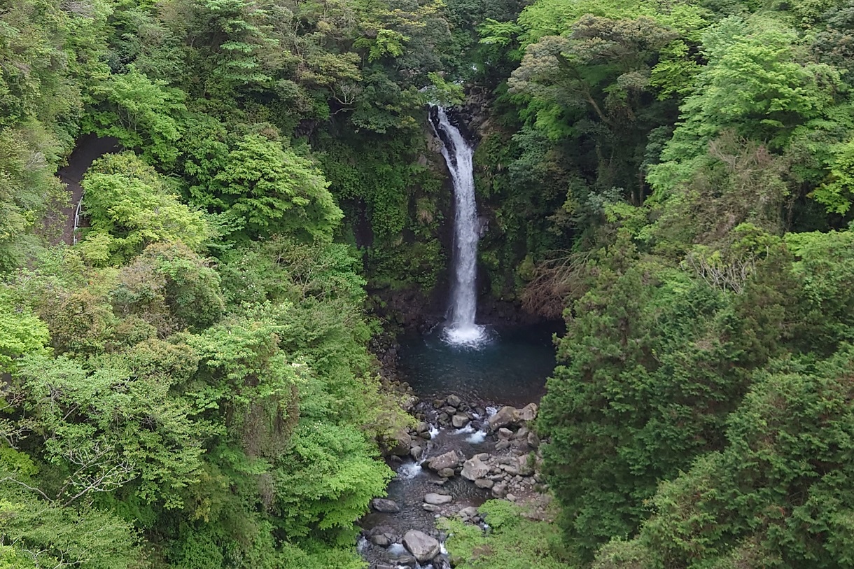 大棚の滝5