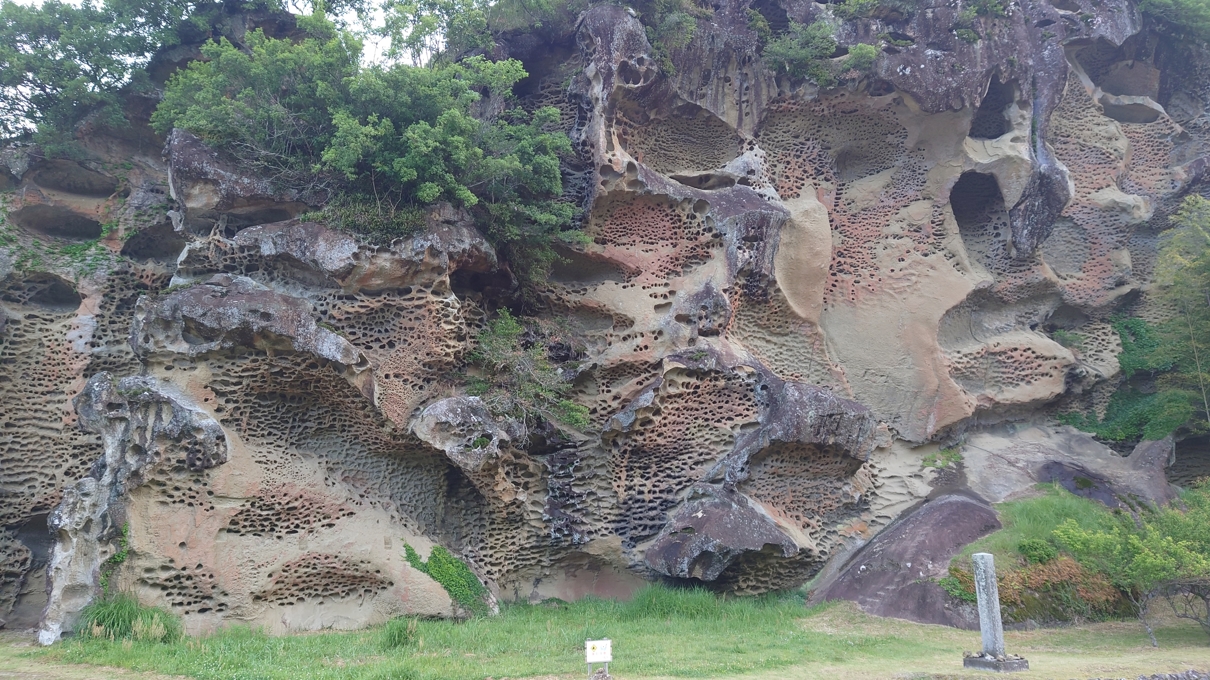 高池の虫食岩6